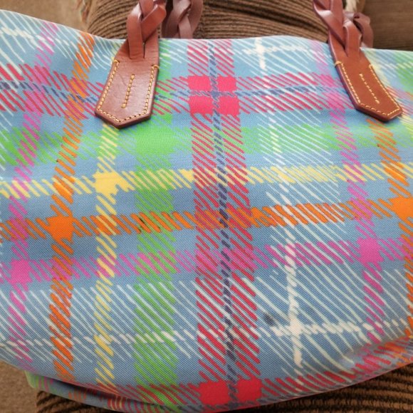 Authentic Multi-colored Dooney and Bourke Tote - Picture 4 of 6
